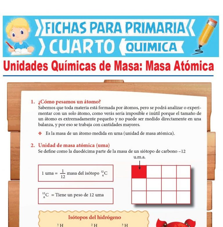 Propiedades Generales de la Materia para Cuarto Grado de Primaria