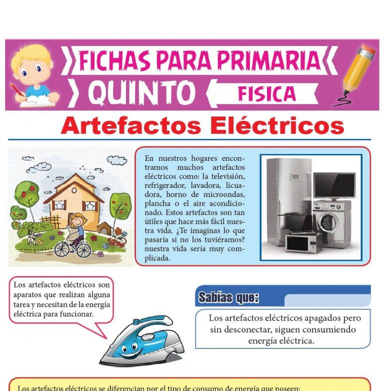 Ahorro de Energía Eléctrica para Quinto de Primaria