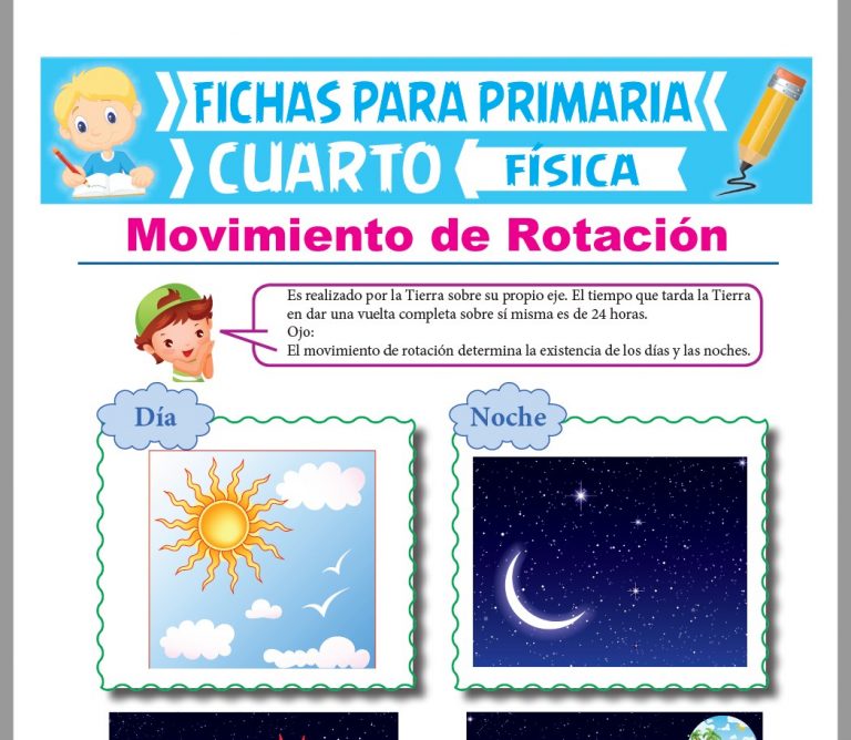 Fichas de FÍSICA para Cuarto Grado de Primaria | Actividades – 2023