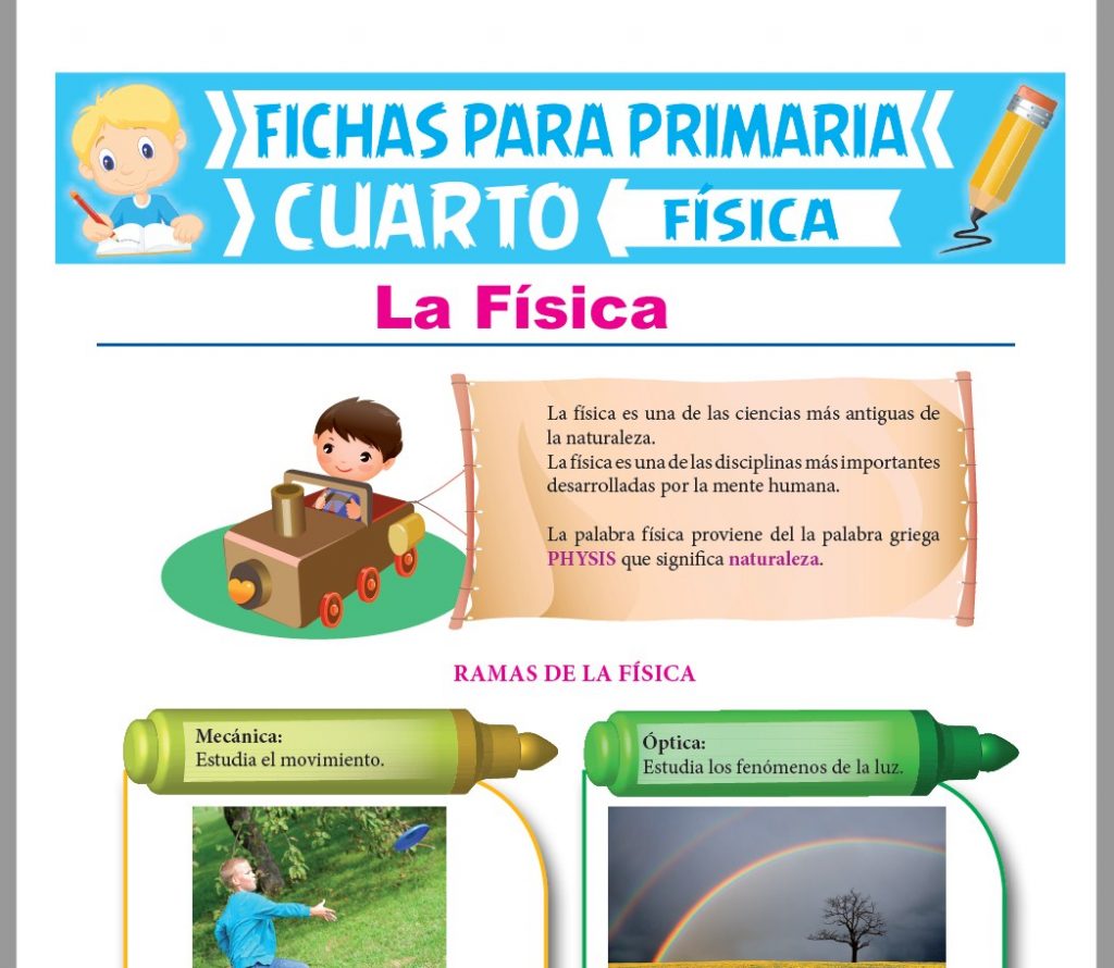 Introducción a la Física para Cuarto de Primaria | Actividades Educativas