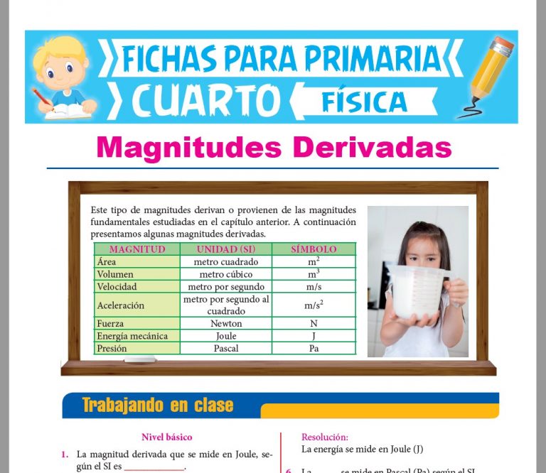 Fichas de FÍSICA para Cuarto Grado de Primaria | Actividades – 2023