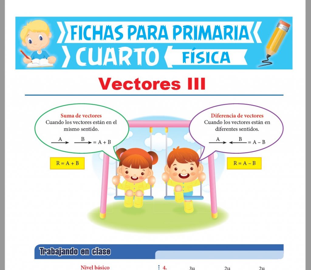 Fichas de FÍSICA para Cuarto Grado de Primaria | Actividades – 2023