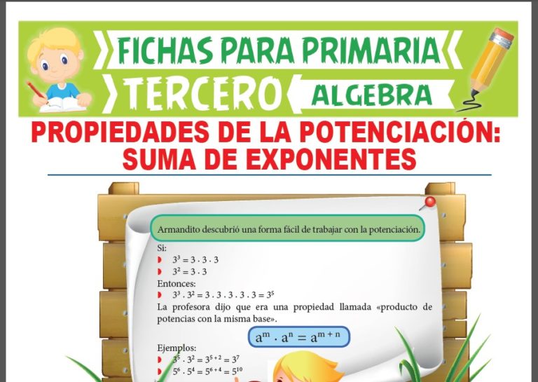 Reconocemos el Término Algebraico para Tercero de Primaria – 2022