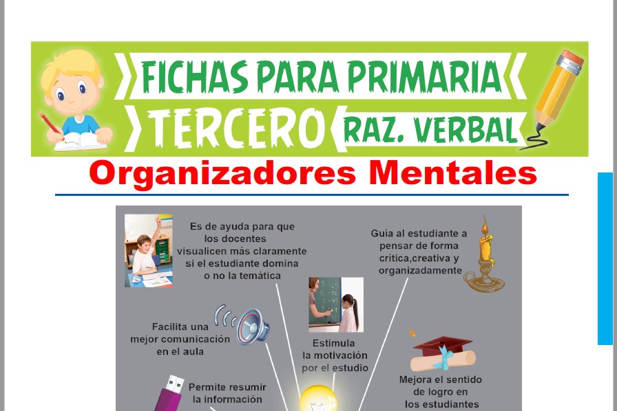 Ficha de Características del Organizador Mental para Tercer Grado de Primaria