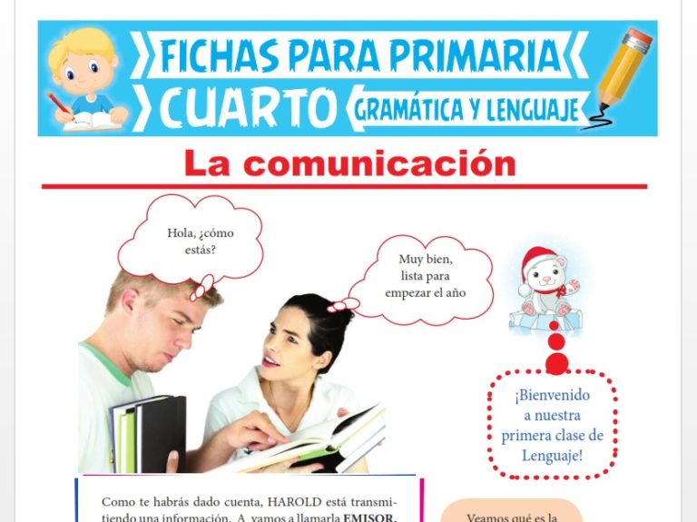 Problemas de Gramática y Lenguaje para Cuarto Grado de Primaria