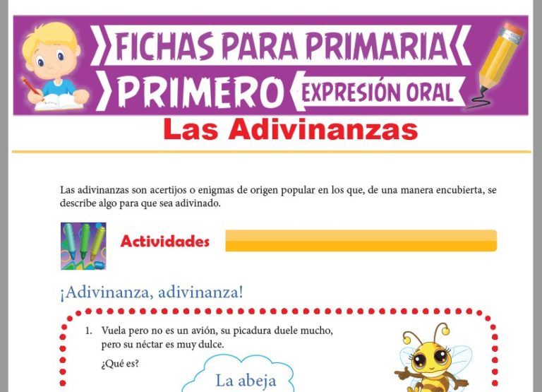 Las Adivinanzas para Primer Grado de Primaria | Actividades – 2025